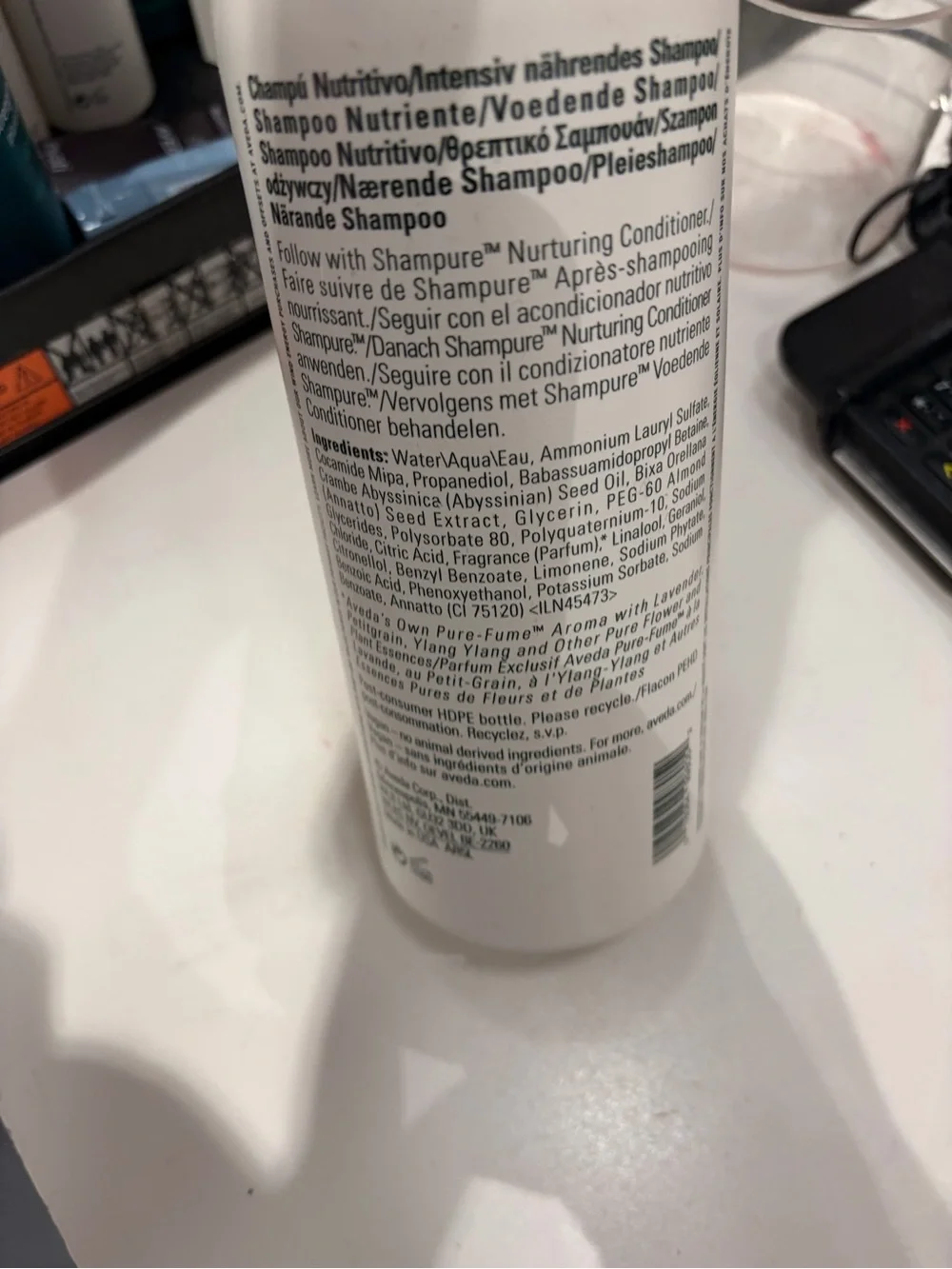 Aveda Shampure Calming aroma shampoo jumbo size 33.8oz/1L. New 2024